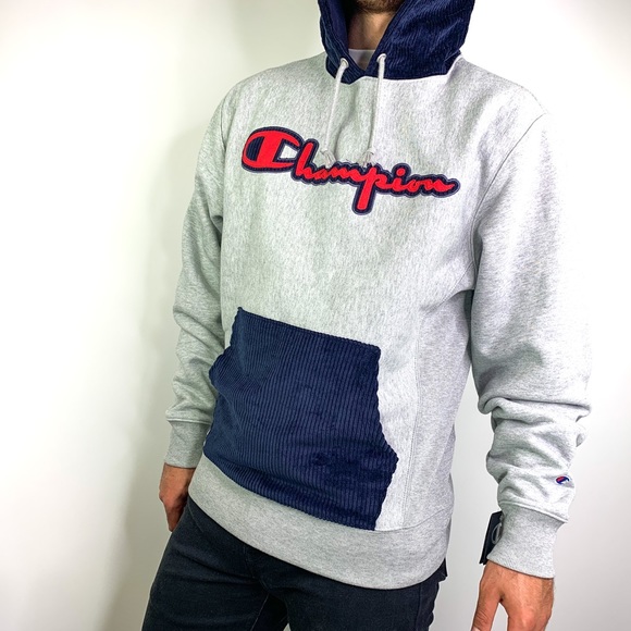 ♥️SOLD♥️Champion New Gray Logo Hoodie - Picture 8 of 8